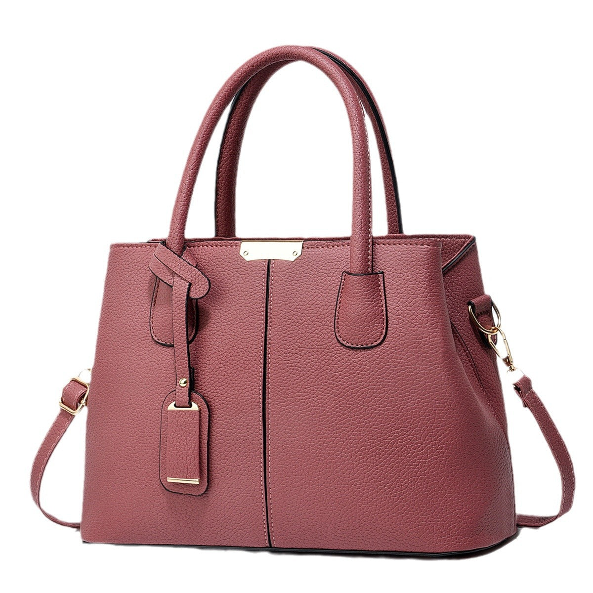 New Fashion Handbag for Middle-aged Mom, Large Capacity Shoulder Bag