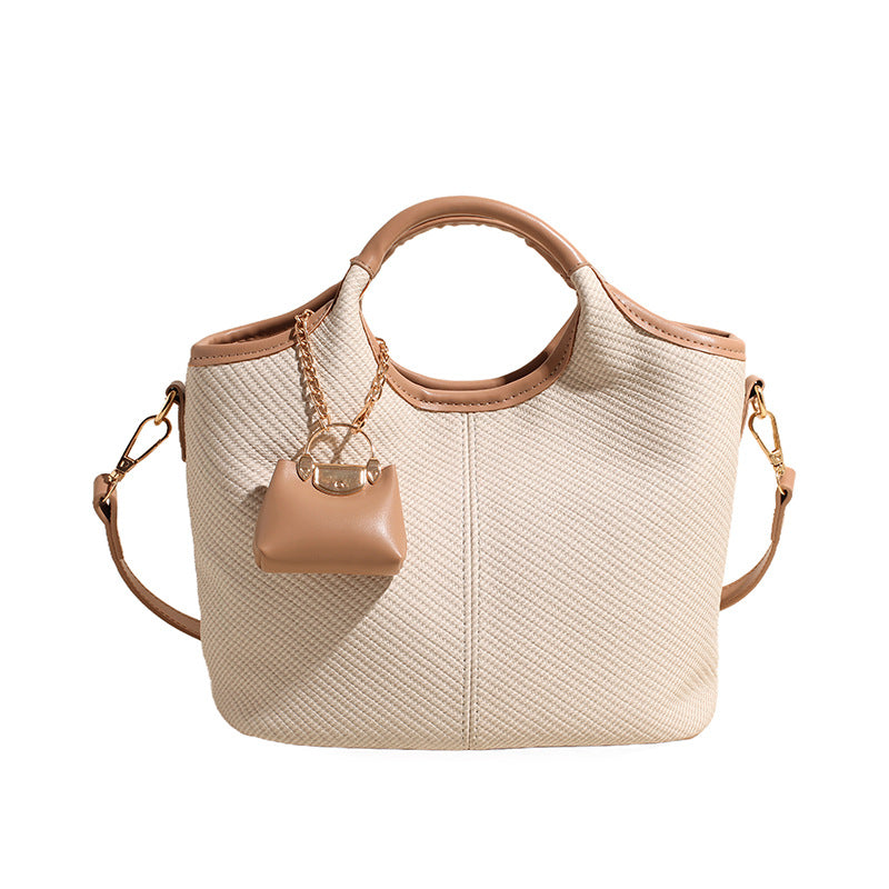 This Year's Popular Handbag Women's New Retro Crossbody Bucket Bag