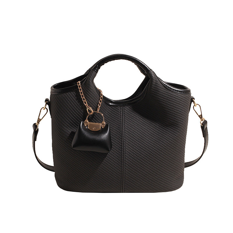 This Year's Popular Handbag Women's New Retro Crossbody Bucket Bag