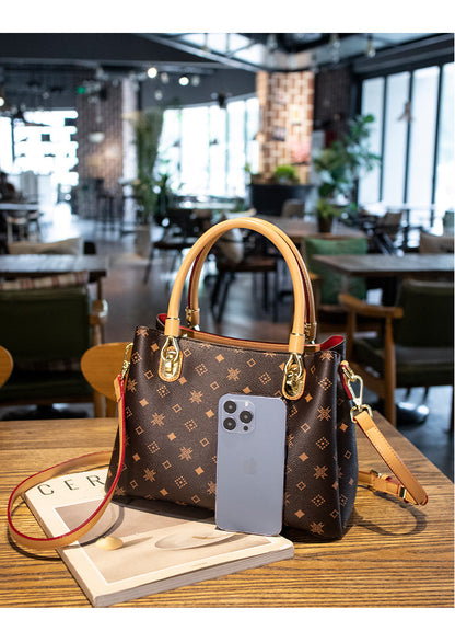 Trendy High-End Fashion Leather Women's Bags for Middle-Aged