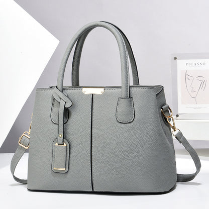 New Fashion Handbag for Middle-aged Mom, Large Capacity Shoulder Bag