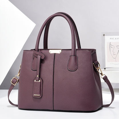 New Fashion Handbag for Middle-aged Mom, Large Capacity Shoulder Bag