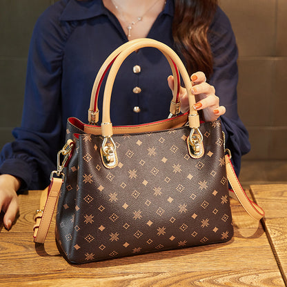 Trendy High-End Fashion Leather Women's Bags for Middle-Aged