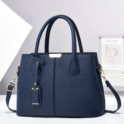 New Fashion Handbag for Middle-aged Mom, Large Capacity Shoulder Bag